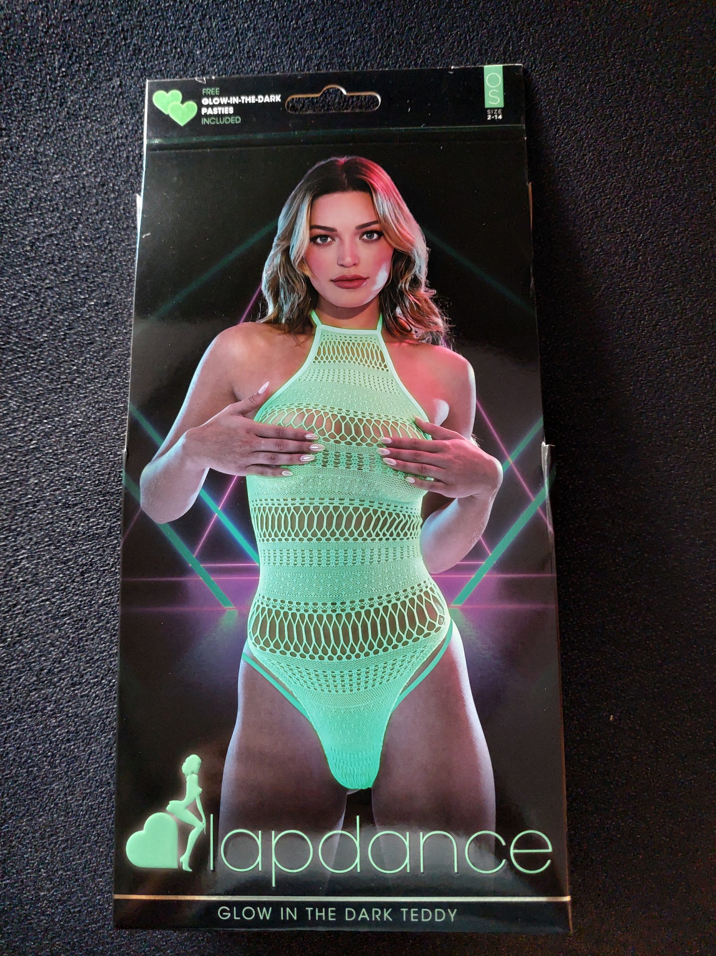 GLOW IN THE DARK TEDDY-One Size