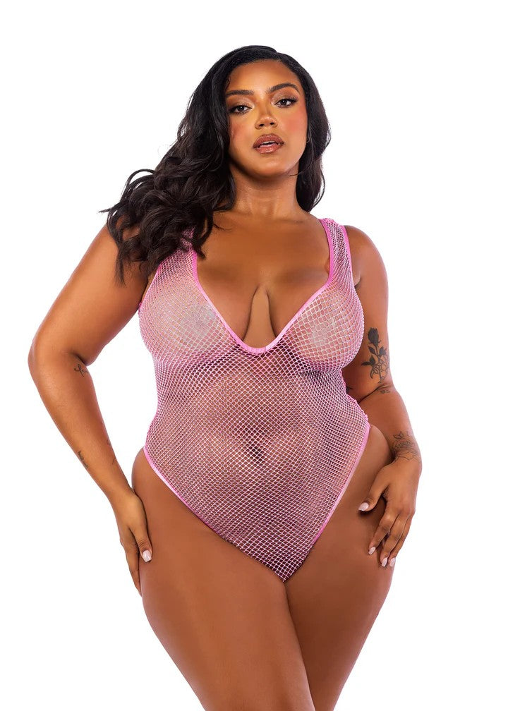 Rhinestone Teddy Lingerie