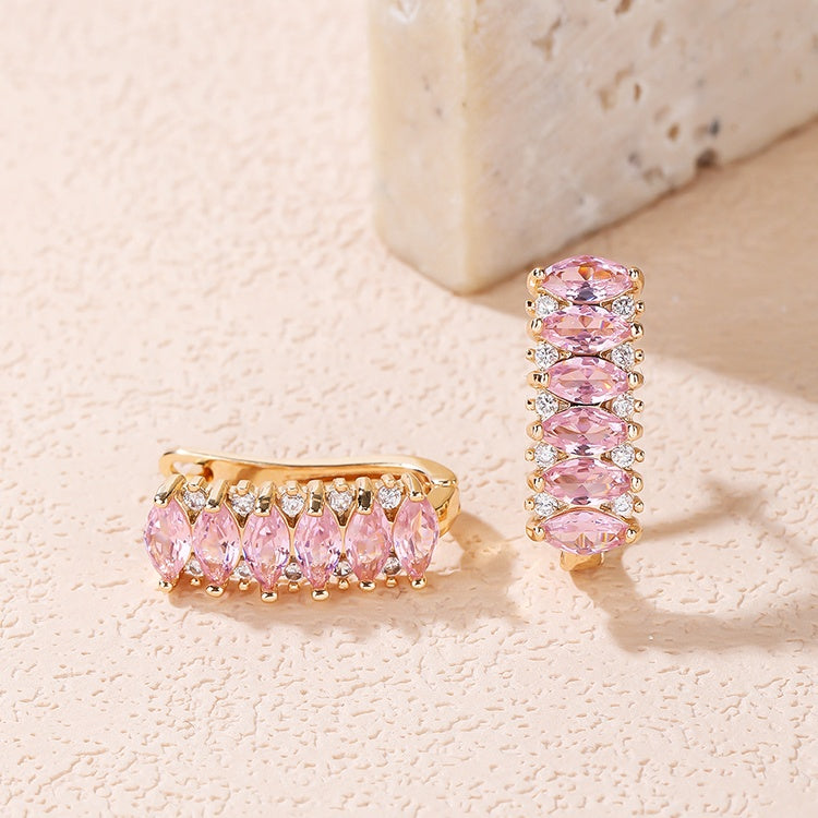 Earrings Dubai 18k Rose Gold Plated