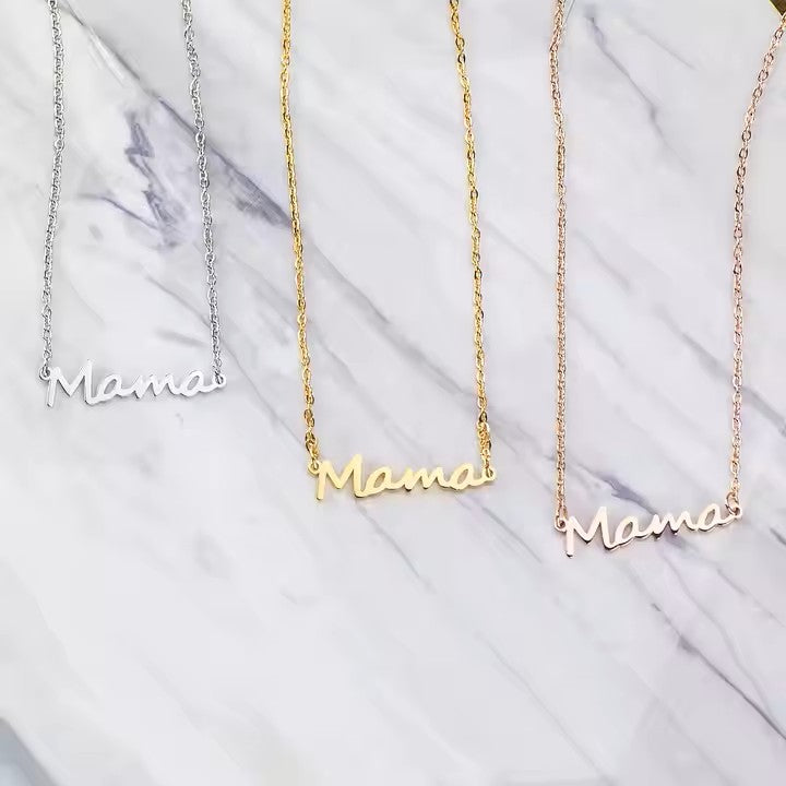 Annie's Exclusives Mama Necklace Scripted