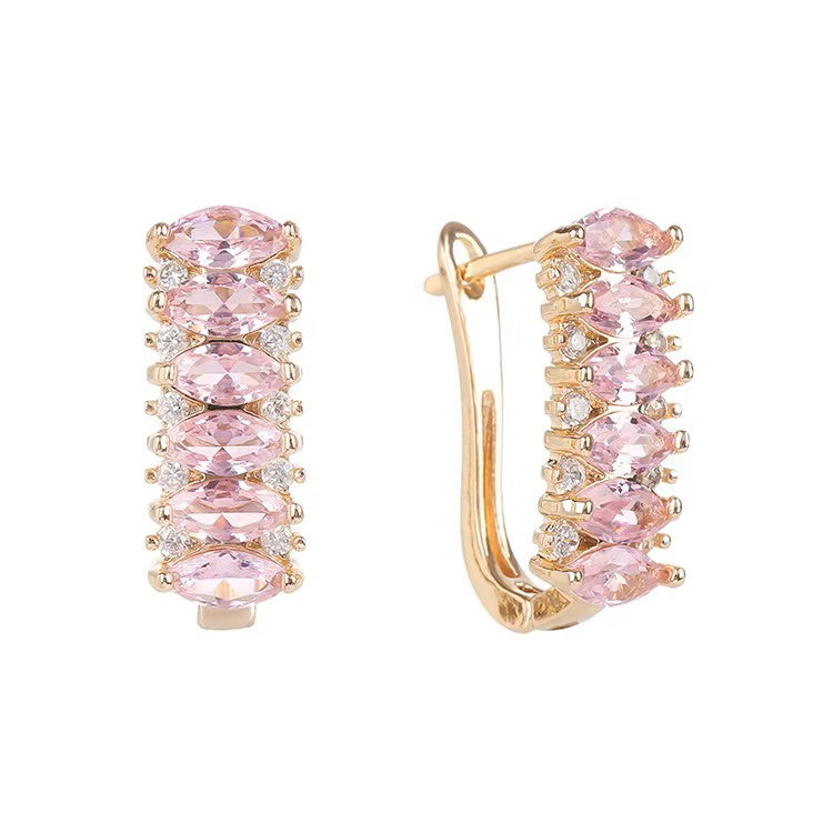 Earrings Dubai 18k Rose Gold Plated