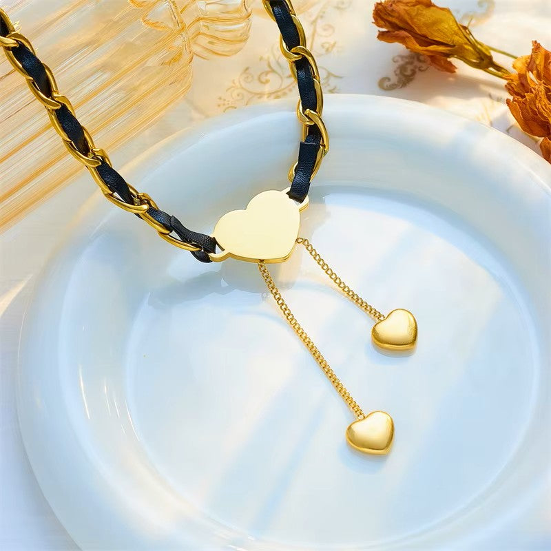 Stainless Steel Pearl Necklace