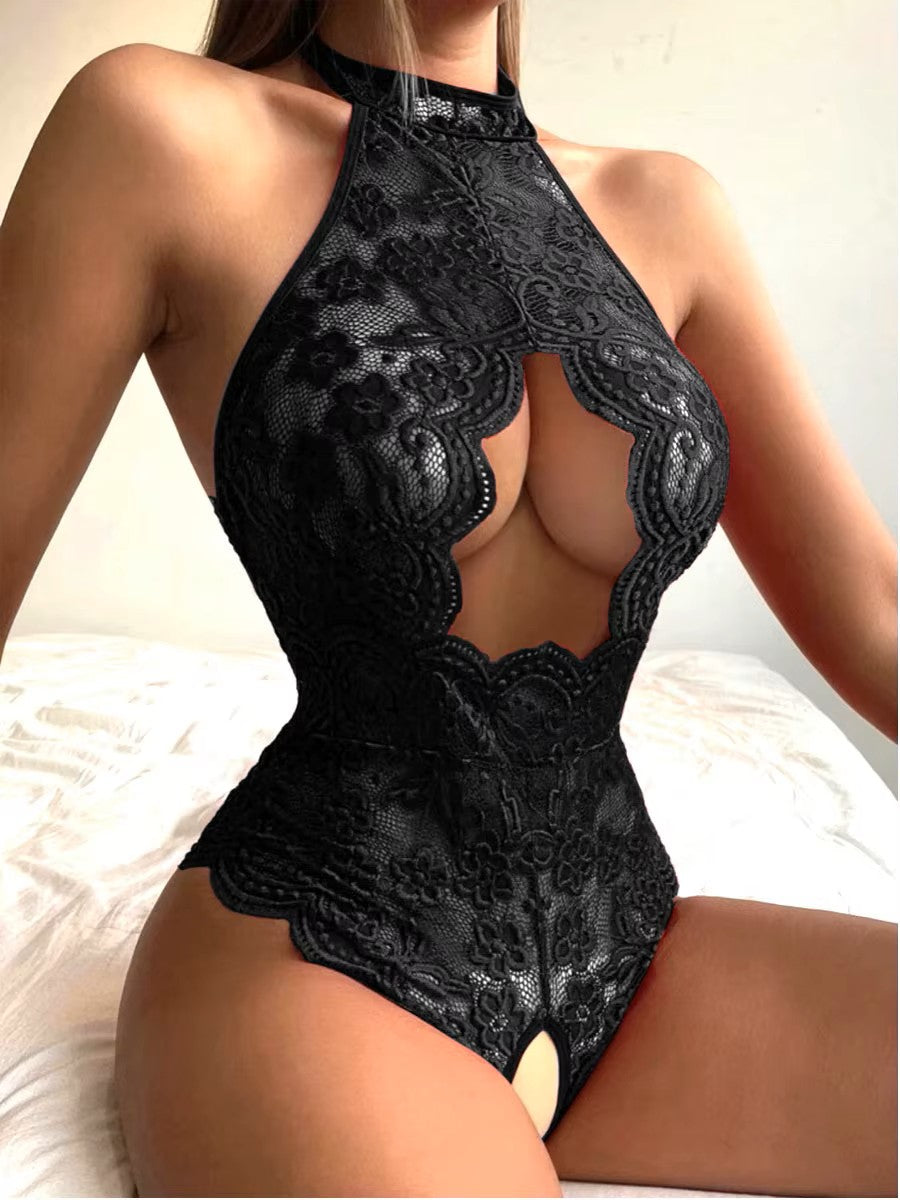 Teddie Crotchless Lingerie