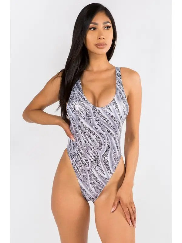 Shiny Silver One Piece