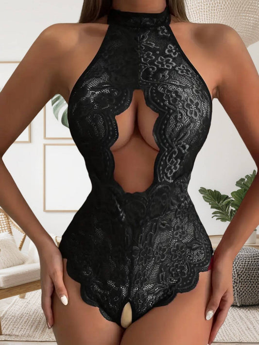 Teddie Crotchless Lingerie