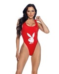 Black or Red Bunny Icon 1-PC Swimsuit