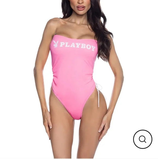 Pink Playboy Bunny World 1-PC Swimsuit
