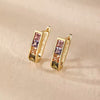 Cubic Zirconia Hoop Earrings