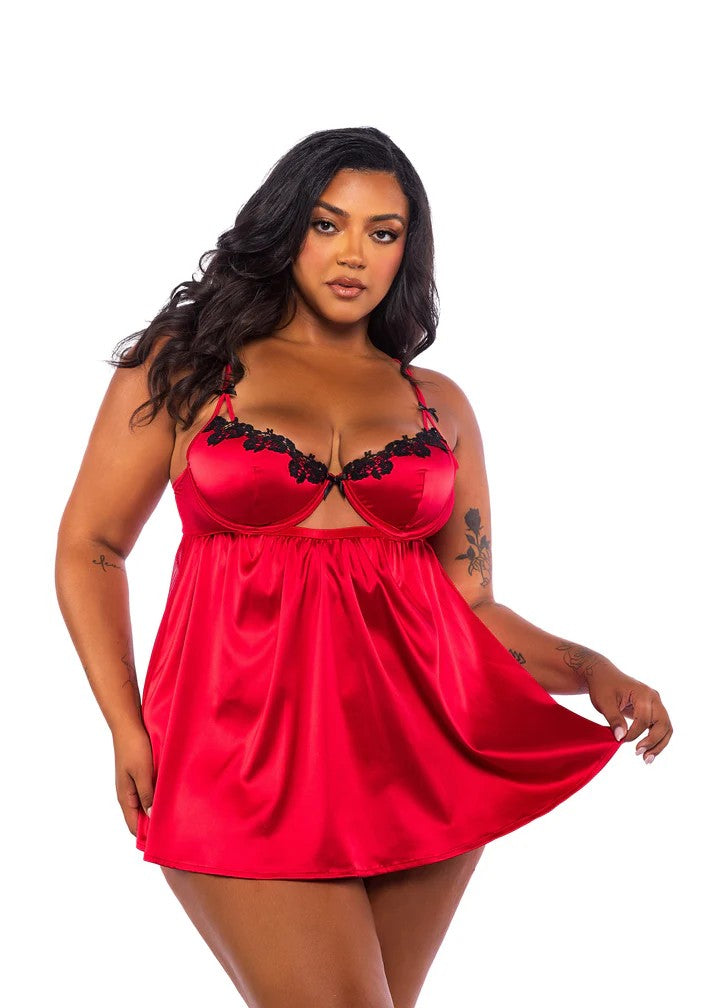 Love & Lust Babydoll 2-Piece Set