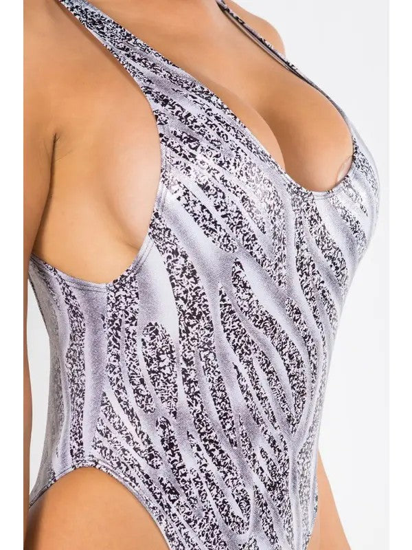 Shiny Silver One Piece