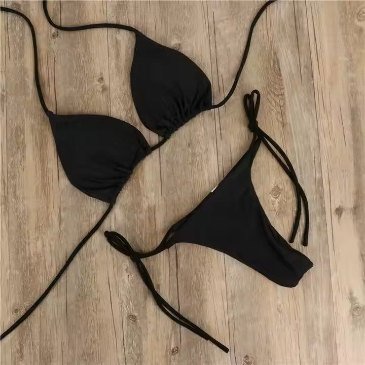 Filling Clouds Bikini Adjustable Split Straps Thong