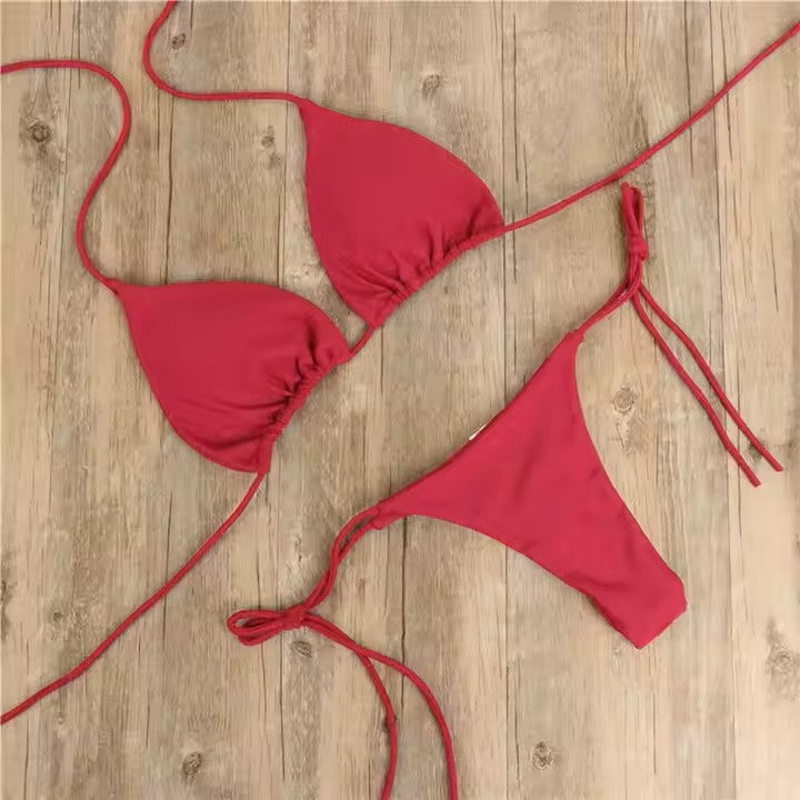 Filling Clouds Bikini Adjustable Split Straps Thong